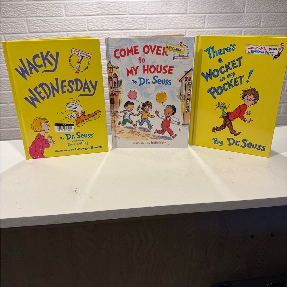Dr. Seuss Children's Book Set bundle 3 hardcover books
